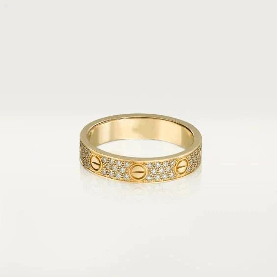 [Plus&Max]LOVE RING 3.6MM DIAMOND PAVED