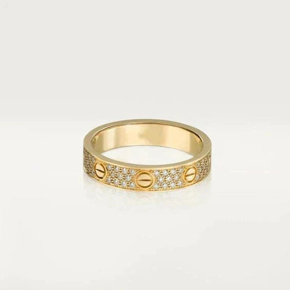 [Plus&Max]LOVE RING 3.6MM DIAMOND PAVED