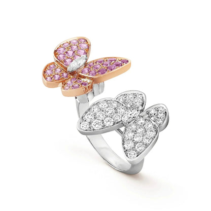 [Plus&Max]TWIN BUTTERFLY DIAMOND RING